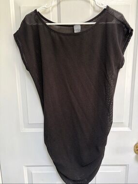 Dream beach size medium Sheer brown Mesh Tunic beach cover up like new